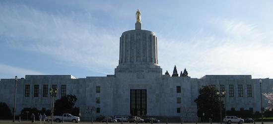 Oregon State Capitol Building in Salem, Oregon
