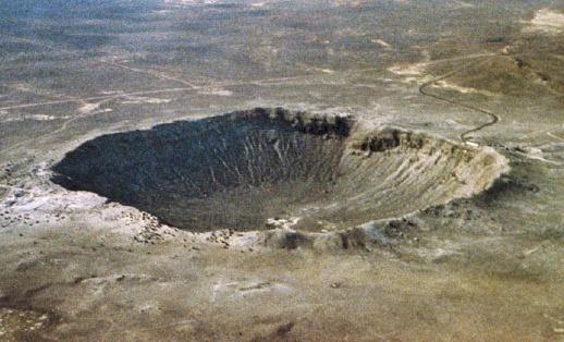 Meteor Crater near Winslow, Arizona