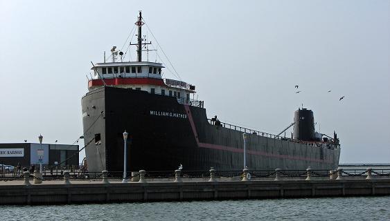 Steamship William G. Mather Maritime Museum in Cleveland, Ohio