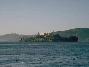 Alcatraz Island in San Francisco Bay, California
