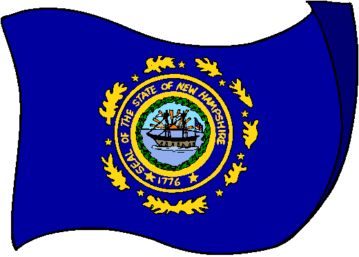 New Hampshire Flag - pictures and information about the flag of New Hampshire