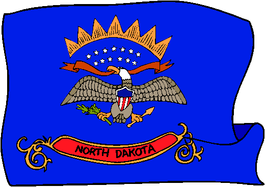 North Dakota Flag - pictures and information about the flag of North Dakota