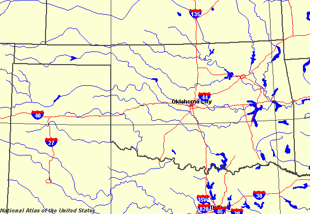 Map of Oklahoma