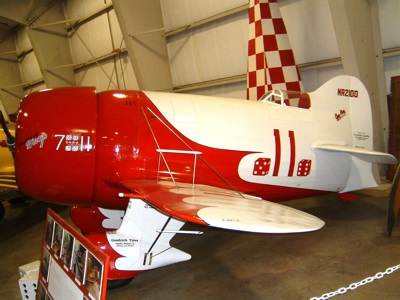 Gee Bee R-1 replica at New England Air Museum
