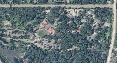 Aerial view of Potters Park