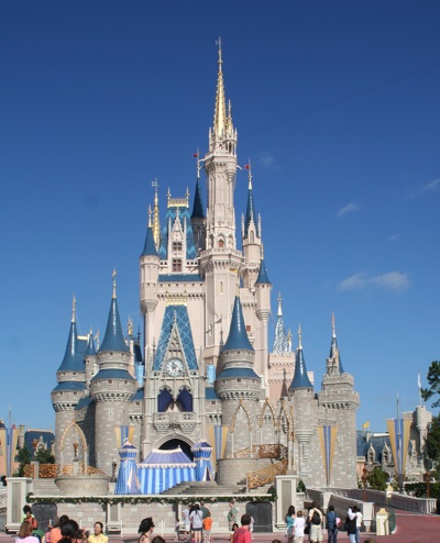 Cinderella Castle in the Magic Kingdom, Walt Disney World Resort, Orlando, Florida